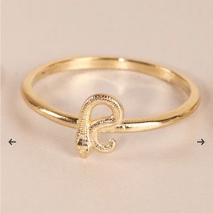 Nagini Letter R Ring Catbird